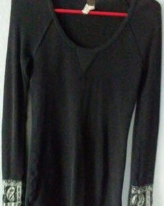 free People thermal shirt size L